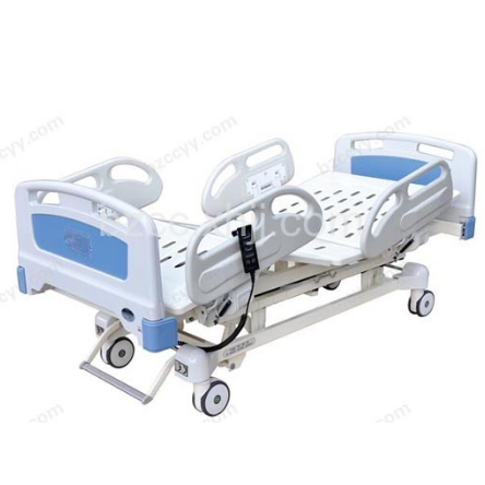 Central Controlled Electric 5-Function Nursing Bed with ABS Bed Head A6